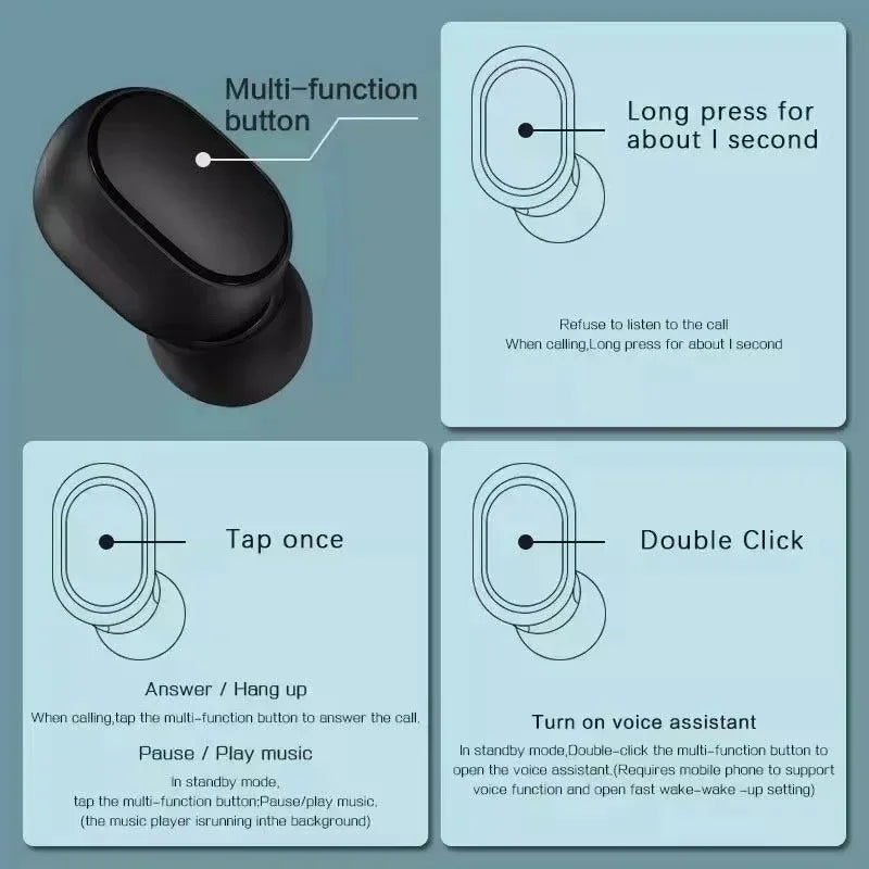 Xiaomi Mijia Redmi Airdots 2 Bluetooth 5.0 Earphones