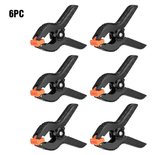 6pcs 3inch Spring Clamps Heavy Duty Plastic