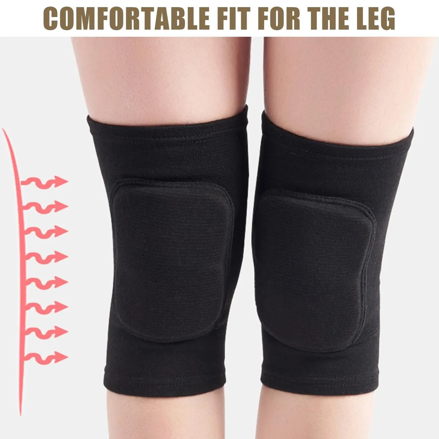 2pcs Sports Compression Knee Pads Elastic Knee Protector